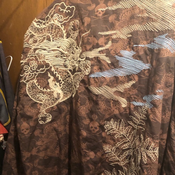 🐲🎃Vintage Marc Ecko Cut & Sew Embroidered Jacket- 687 $180 or $150 w/offer - Picture 6 of 7